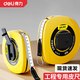 得力（deli）皮尺軟尺10m20m30米50米纖維卷尺盒式卷尺操場(chǎng)盤(pán)式皮卷尺伸縮尺 DL9810盤(pán)式纖維尺10米