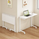 SOFSYS移動(dòng)沙發(fā)邊桌電腦桌折疊桌床邊桌學(xué)生寫(xiě)字書(shū)桌家用簡(jiǎn)易臥室辦公桌 暖白【折疊款】長(cháng)100*45*78.5高