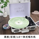 HKMW索(SOYI)尼同款蟬鳴林靜彩黑膠cd一體機光盤(pán)碟唱片機留聲機藍牙音箱cd機定制禮品 白色【十個(gè)勤天 做大做強】定制款 充電款