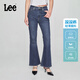 Lee【張凌赫代言】涼涼褲25新品426修身高腰微喇深藍(lán)輕薄女牛仔褲 深藍(lán)色 26