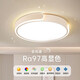 雷士新款全光譜led臥室吸頂燈輕奢主臥房燈家用客廳燈具餐廳簡(jiǎn)約燈飾 【護(hù)眼光】圓40cm 36瓦單色白光