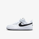 耐克（NIKE）中童鞋舒適COURT魔術(shù)貼低幫板鞋休閑鞋DV5457 DV5457-104  32 