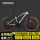 鳳凰（Phoenix） 自行車學(xué)生成人男女山地車變速公路單車雙碟剎越野山地自行車 傳奇淺灰色輻條輪（鋼架線剎） 26英寸適合150cm-180cm 24速