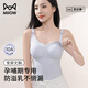 貓人哺乳吊帶背心帶胸墊一體可外穿內(nèi)搭打底產(chǎn)后喂奶專(zhuān)用大碼上衣新款 【單件裝】香檳白 M 【34/75BCD 建議80-105斤】