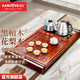 金灶（KAMJOVE）黑檀木實(shí)木茶盤套裝 花梨木茶臺(tái) 自動(dòng)上水功夫茶具套裝茶海K-812 搭配F9 陶瓷茶具 茶水桶 1個(gè)