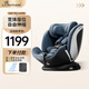 帕琦（BACIUZZI）安全座椅兒童嬰兒汽車(chē)用0-3-12歲嬰兒寶寶360度旋轉I-sizeR129 煙波藍