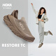 HOKA男女款夏季舒緩TC戶外休閑鞋RESTORE TC登山輕便緩震 沙色 / 牛津黃 40