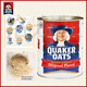 桂格（QUAKER）馬來(lái)西亞進(jìn)口麥片 即沖燕麥片無(wú)蔗糖健身兒童營(yíng)養早餐代餐谷物 馬版進(jìn)口規格麥片*1罐