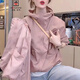 AEMAPE短外套女士春秋冬季2025年新款休閑小個(gè)子風(fēng)衣時(shí)尚連帽上衣 粉紅色 XL