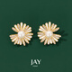 Jay 2025新款潮小雛菊耳釘女簡(jiǎn)約小巧耳環(huán)送女友生日禮物