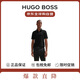 雨果博斯（HUGO BOSS）夏季新款運(yùn)動潮流休閑經(jīng)典男士短袖T恤polo50507699黑色 L