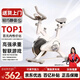 都格（Duge）動(dòng)感單車(chē)家用智能調阻磁控靜音健身車(chē)健身器材鍛煉室內腳踏自行車(chē) 亮白基礎款 靜音騎行-競技扶手