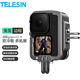 TELESIN(泰迅)適配gopro13兔籠邊框保護殼gopro12兔籠兼容hero10 9鋁合金邊框保護殼框冷靴接口機身邊框兔籠升級版【豎拍套裝版】（適配gopro13-9）