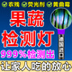 果蔬檢測燈專用農(nóng)藥殘留黃曲霉波爾多液紫外線熒光劑可充電檢測儀 1個(gè)【鋁合金基礎(chǔ)款】