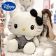 Disney日本暗黑系可愛(ài)hellokitty公仔大號哈嘍kt貓玩偶睡覺(jué)抱枕生日禮物 黑色Kitty公仔 40CM