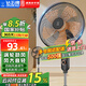 鉆石牌（DIAMOND）電風(fēng)扇落地扇家用風(fēng)扇立式大風(fēng)力客廳落地風(fēng)扇宿舍辦公室搖頭輕音勁風(fēng)遠(yuǎn)距電扇定時(shí) 17英寸五葉機(jī)械【4檔可調(diào)】