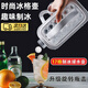 OIMG冰塊模具制冰模具冰格神器盒制作冰塊凍球硅膠食品級水壺宿舍家用 密封冰球壺17格冰【清新白】1個(gè)
