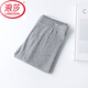 浪莎（LangSha）莫代爾打底褲女夏季外穿薄款九分大碼彈力顯瘦高腰緊身春秋小腳褲 淺灰 L (135-190斤)