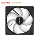 長城（Great Wall）吉祥X120電腦機箱風(fēng)扇（12cm/簡約無光/大4pin供電/耐用軸承）