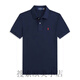 Ralph lauren美國拉夫勞倫polo衫夏裝新款短袖t恤寬松刺繡馬球衫 寶藍紅標 S 100-125斤