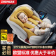 眾霸（ZHONGBA）兒童安全座椅0-12歲汽車用 i-Size認證荷蘭E4嬰兒寶寶記憶仿生艙 黃河琉璃 MEGA
