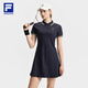 FILA 斐樂官方女子連衣裙2025夏季新款網(wǎng)球運動簡約基礎(chǔ)POLO蘇珊裙 RD寶藍(lán)-NV 2XL 180/96A/XXL