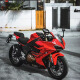 二手新款錢江賽550S雙缸水冷賽車SR450賽600RS重機車摩托車跑車 紅色