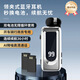 DENREEL【2025新品】領(lǐng)夾式藍牙耳機伸縮入耳式可換電池通話(huà)降噪防水超長(cháng)待機開(kāi)車(chē)續航騎行代駕 連續通話(huà)36小時(shí)+2塊電池（銀）
