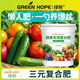 綠盼 復(fù)合肥料氮磷鉀三元家庭裝化肥蔬菜種菜瓜果樹花卉通用型2500g
