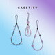 CASETIFY  星鉆/夢(mèng)幻 手機(jī)鏈 適用于iPhone全系列 手機(jī)配件掛繩手機(jī)鏈 幻彩愛心短鏈