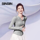 SIN SIN【戚薇同款】冰皮防曬衣女夏季波浪原紗修身細(xì)腰冰絲外套 【升級6.0 三抗冰皮】大象灰 S 【80-100斤】尺碼偏小
