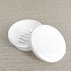 羊脂皂盒圓形便攜帶蓋旅行迷你盒子肥皂盒香皂盒適配紅衛羊脂皂盒 極光白(不含皂)