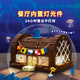 AREA-X海綿寶寶蟹堡王餐廳發(fā)光積木菠蘿屋送男女生日禮物章魚(yú)哥擺件玩具 【旗艦版】蟹堡王餐廳