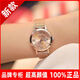2025新款正品牌手表女士全自動(dòng)機械表防水學(xué)生潮流玫瑰金女表韓版 升級版D304玫金咖面雙日歷