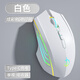 劍圣一族無線藍(lán)牙鼠標(biāo)游戲鼠標(biāo)電競(jìng)鼠標(biāo)電量顯示無線RGB/2.4G/藍(lán)牙三模連接競(jìng)技FPS吃雞宏cf送男友禮物M800 升級(jí)版7鍵-單模-2400DPI-RGB燈-經(jīng)典白