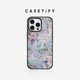 CASETIFY 花卉系列 水晶蝴蝶 適用于iPhone16 Plus/Pro/Max 蘋果手機殼 透明黑框 iPhone 16 Pro Max
