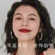 珠汐999純銀耳針大圓圈素圈耳環(huán)寬圈高級感耳釘耳飾2025新款爆款耳圈 999銀針胖圈耳環(huán)【3CM低調(diào)美女】