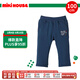 MIKIHOUSE 兒童加絨休閑長褲藍(lán)色 100cm
