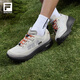 FILA 黃景瑜同款|斐樂官方男鞋NUVOLE 3戶外鞋2025夏新款柔云3跑步鞋 銀灰-SG 40