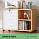 卓禾床頭柜帶鎖臥室簡(jiǎn)約現代木質(zhì)床邊收納柜移動(dòng)家用簡(jiǎn)易儲物柜置物架 【三抽兩格】田園橡木白60;組裝