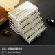 項鏈收納盒珍珠項鏈抽屜式桌面整理箱防塵長(cháng)手鏈珠子飾品首飾盒盤(pán) 米色絨布盤(pán)五層項鏈盒