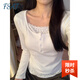 FSAT春夏新款百搭溫柔風(fēng)韓系長(cháng)袖t恤女假兩件碎花小眾減齡打底上衣 圖片色 S