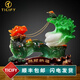 TICIFY貔貅白菜擺件金蟾皮丘家居客廳辦公桌收銀臺(tái)裝飾店鋪開(kāi)業(yè)禮品 納福霸王小號(hào)