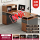億家達(dá)辦公桌員工位辦公室桌椅組合簡(jiǎn)約現(xiàn)代財(cái)務(wù)桌一人位職員單人電腦桌 【低價(jià)沖量】單人位-左側(cè)高柜 自行安裝