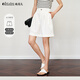 Olrain歐芮兒休閑褲女夏季新款百搭職場(chǎng)通勤氣質(zhì)短褲 白色 XL 170/76A/XL