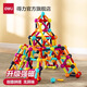 得力百變磁力棒兒童寶寶益智玩具拼裝磁鐵積木男孩女孩早教拼圖禮物 進(jìn)階款【104件套】 送拼搭手冊+視頻教學(xué)