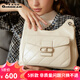 哥弟真的好（GIRDEAR）女包GD小香風(fēng)貓咪包牛皮單肩斜挎手提包AB10218 白