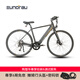 EUNORAU有諾D6青春版電助力自行車(chē)鋰電成人城市通勤禧瑪諾9速公路EBIKE 消光黑14AH（續航60-120KM） M（建議身高：175-185CM）
