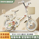 紫榕兒童自行車3-6歲卡皮bala自行車兒童單車小孩6-10歲童車自行車 卡皮bala黃【彩胎輻條版】帶后座 16寸適合100-120cm