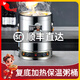 粵銹復(fù)底煮粥不粘桶電鹵肉專用鍋鹵桶電熱大容量煮湯桶商用蒸煮桶熬湯 【復(fù)底/煮粥/煮粽子/雙溫控】30升(2500W) 【帶水龍頭】【煮粥不糊底】